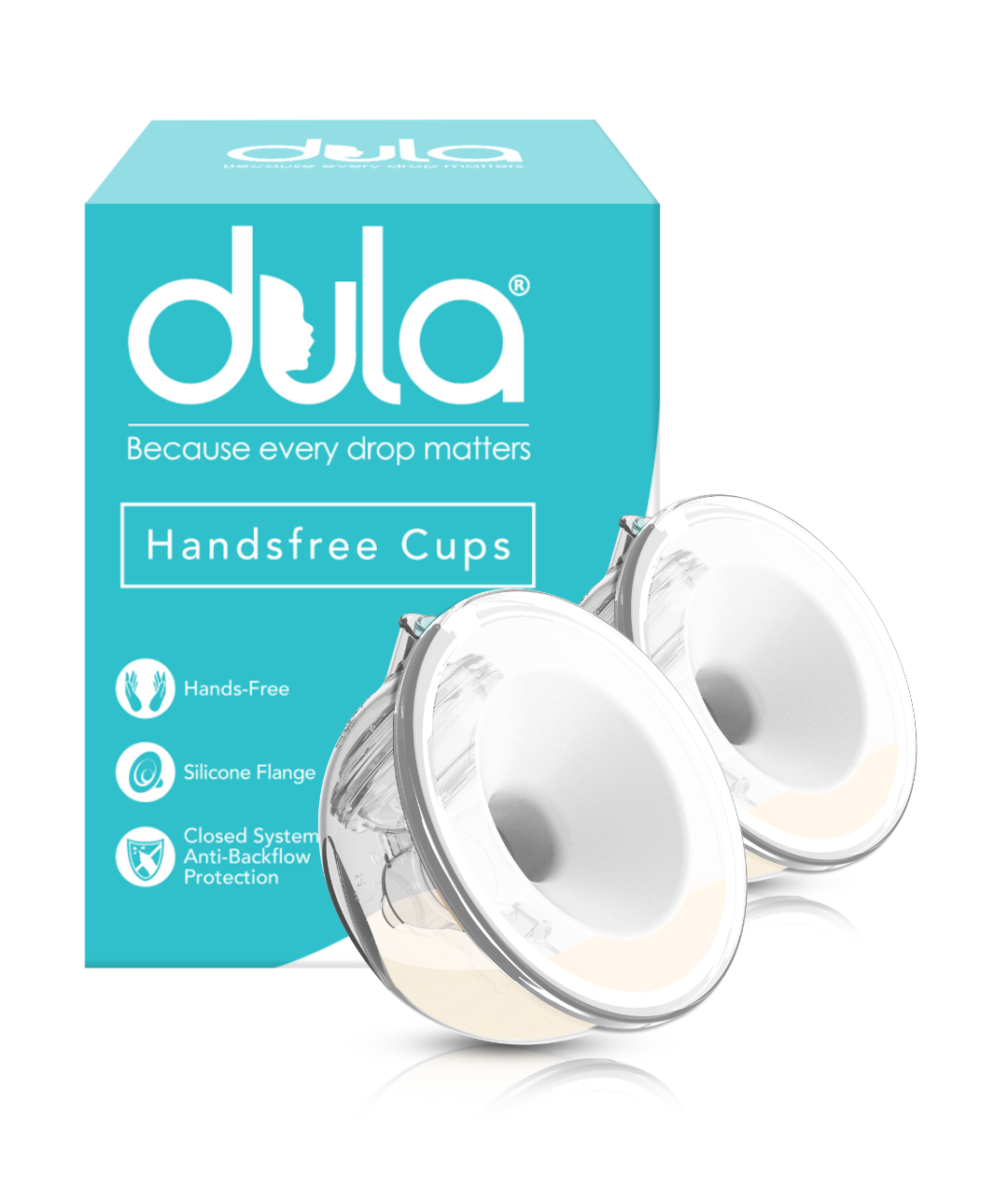 Silicone 24mm Handsfree Cups for Breastpumps Medela Spectra Ameda Lans